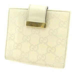 Authentic Gucci Wallet Purse Guccissima Beige Gol… - image 1